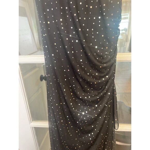 Y2K Babydoll halter Dress Small Whimsigoth Fairy Grunge Sparkly Vtg.    Mm - Picture 3 of 7